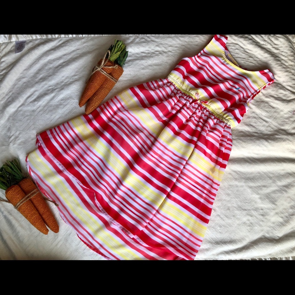 Love the stripes and details in this dress!
